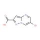 6-Bromo-pyrazolo[1,5-a]pyrimidine-2-carboxylic acid (CAS 300717-72-0) - chemical structure image