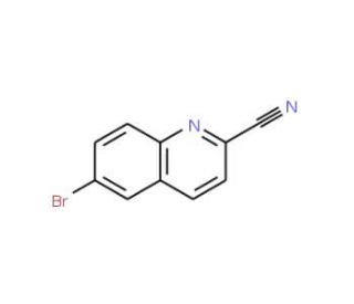 6-Bromo-quinoline-2-carbonitrile (CAS 65185-41-3) - chemical structure image