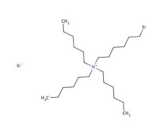 6-Bromo-(trihexylammonium)hexyl Bromide - chemical structure image