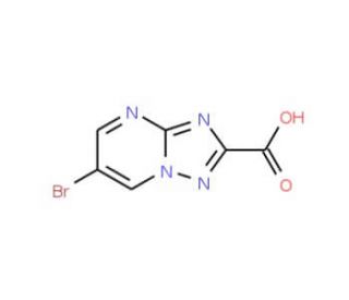 6-Bromo[1,2,4]triazolo[1,5-a]pyrimidine-2-carboxylic acid - chemical structure image
