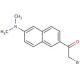 6-Bromoacetyl-2-dimethylaminonaphthalene (CAS 210832-86-3) - chemical structure image