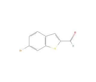6-Bromobenzo[b]thiophene-2-carbaldehyde (CAS 19075-45-7) - chemical structure image