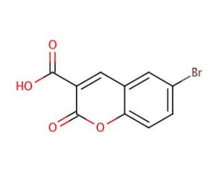 6-Bromocoumarin-3-carboxylic acid (CAS 2199-87-3) - chemical structure image