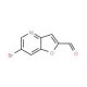 6-Bromofuro[3,2-b]pyridine-2-carbaldehyde (CAS 1171920-28-7) - chemical structure image