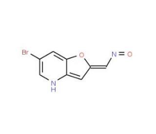 6-Bromofuro[3,2-b]pyridine-2-carbaldehyde oxime (CAS 1171920-32-3) - chemical structure image
