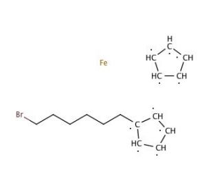 (6-Bromohexyl)ferrocene (CAS 136237-36-0) - chemical structure image