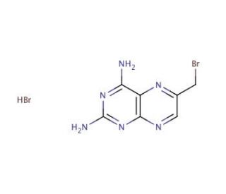 6-(Bromomethyl)-2,4-pteridinediamine Hydrobromide (CAS 52853-40-4) - chemical structure image
