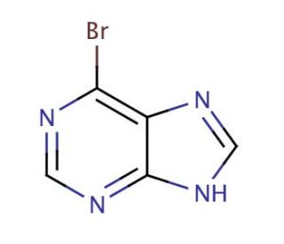 6-Bromopurine (CAS 767-69-1) - chemical structure image