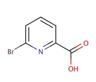6-Bromopyridine-2-carboxylic acid (CAS 21190-87-4) - chemical structure image