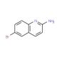 (6-Bromoquinolin-2-yl)amine (CAS 791626-58-9) - chemical structure image