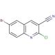 6-Bromoquinoline-2-chloro-3-carbonitrile (CAS 99465-04-0) - chemical structure image