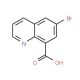 6-bromoquinoline-8-carboxylic acid (CAS 64507-38-6) - chemical structure image