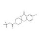 6-Bromospiro[1,3-benzoxazine-2,4′-piperidine]-4(3H)-one, N-BOC protected (CAS 690632-05-4) - chemical structure image