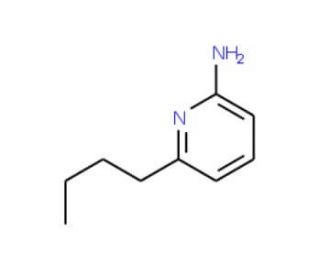 6-Butylpyridin-2-amine (CAS 95337-74-9) - chemical structure image