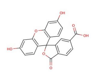 6-Carboxyfluorescein (CAS 3301-79-9) - chemical structure image 