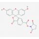 6-Carboxyfluorescein N-hydroxysuccinimide ester (CAS 92557-81-8) - chemical structure image