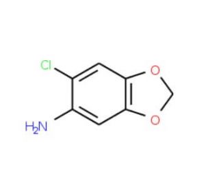6-chloro-1,3-benzodioxol-5-amine (CAS 76958-07-1) - chemical structure image