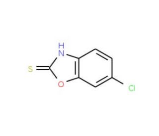 6-Chloro-1,3-benzoxazole-2-thiol (CAS 22876-20-6) - chemical structure image