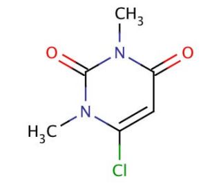 6-Chloro-1,3-dimethyluracil (CAS 6972-27-6) - chemical structure image