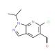 6-chloro-1-isopropyl-1H-pyrazolo[3,4-b]pyridine-5-carbaldehyde - chemical structure image