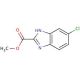 6-Chloro-1H-benzoimidazole-2-carboxylic acid methyl ester (CAS 113115-62-1) - chemical structure image