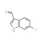 6-Chloro-1H-indole-3-carbaldehyde (CAS 703-82-2) - chemical structure image