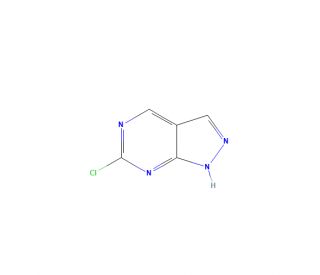 6-Chloro-1H-pyrazolo[3,4-d]pyrimidine (CAS 23002-51-9) - chemical structure image