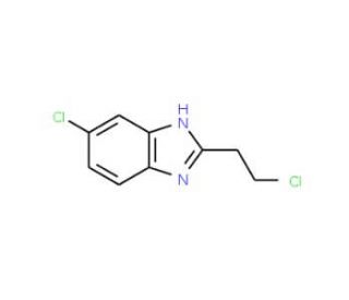 6-Chloro-2-(2-chloroethyl)-1H-benzimidazole - chemical structure image