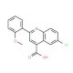 6-Chloro-2-(2-methoxyphenyl)quinoline-4-carboxylic acid - chemical structure image