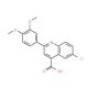 6-Chloro-2-(3,4-dimethoxyphenyl)quinoline-4-carboxylic acid (CAS 19021-16-0) - chemical structure image