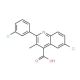 6-Chloro-2-(3-chlorophenyl)-3-methyl-4-quinolinecarboxylic acid - chemical structure image