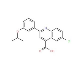 6-Chloro-2-(3-isopropoxyphenyl)quinoline-4-carboxylic acid - chemical structure image