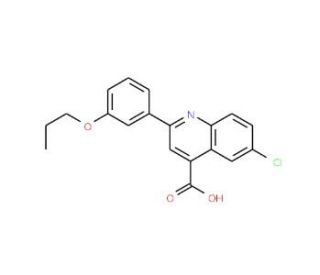 6-Chloro-2-(3-propoxyphenyl)quinoline-4-carboxylic acid - chemical structure image