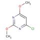 6-Chloro-2,4-dimethoxypyrimidine (CAS 6320-15-6) - chemical structure image