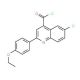 6-chloro-2-(4-ethoxyphenyl)quinoline-4-carbonyl chloride - chemical structure image