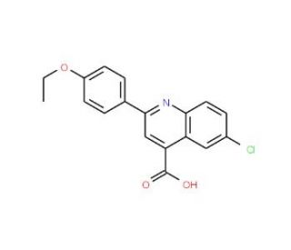 6-Chloro-2-(4-ethoxyphenyl)quinoline-4-carboxylic acid (CAS 897560-18-8) - chemical structure image