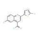 6-chloro-2-(5-chloro-2-thienyl)quinoline-4-carbonyl chloride - chemical structure image