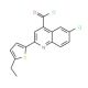 6-chloro-2-(5-ethyl-2-thienyl)quinoline-4-carbonyl chloride - chemical structure image