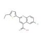 6-Chloro-2-(5-ethylthien-2-yl)quinoline-4-carboxylic acid - chemical structure image