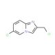 6-chloro-2-(chloromethyl)imidazo[1,2-a]pyridine (CAS 182181-25-5) - chemical structure image