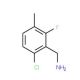 6-Chloro-2-fluoro-3-methylbenzylamine - chemical structure image