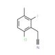 6-Chloro-2-fluoro-3-methylphenylacetonitrile - chemical structure image