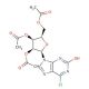 6-Chloro-2-hydroxy-9-(2',3',5'-tri-O-acetyl-β-D-ribofuranosyl)purine 的分子结构, CAS编号: 161923-50-8 6-Chloro-2-hydroxy-9-(2′,3′,5′-tri-O-acetyl-β-D-ribofuranosyl)purine (CAS 161923-50-8) - chemical structure image