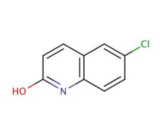 6-Chloro-2-hydroxyquinoline (CAS 1810-67-9) - chemical structure image