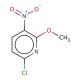 6-chloro-2-methoxy-3-nitropyridine (CAS 40851-91-0) - chemical structure image