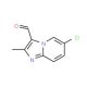 6-Chloro-2-methyl-imidazo[1,2-a]pyridine-3-carbaldehyde (CAS 728864-61-7) - chemical structure image