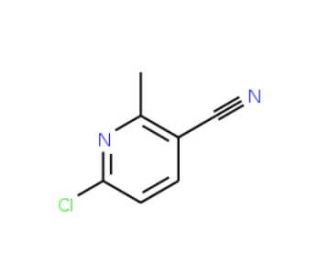 6-Chloro-2-methylnicotinonitrile (CAS 66909-36-2) - chemical structure image