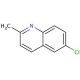 6-Chloro-2-methylquinoline (CAS 92-46-6) - chemical structure image