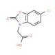 (6-chloro-2-oxo-1,3-benzoxazol-3(2H)-yl)acetic acid - chemical structure image