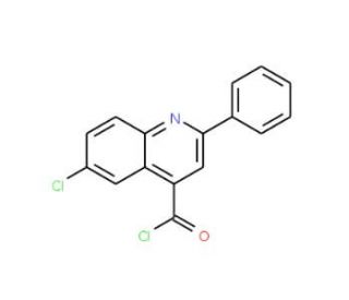 6-chloro-2-phenylquinoline-4-carbonyl chloride - chemical structure image